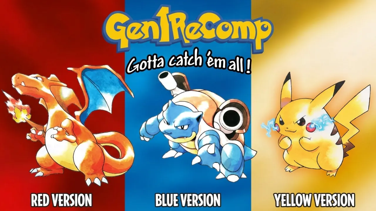 Gen1Recomp Logo