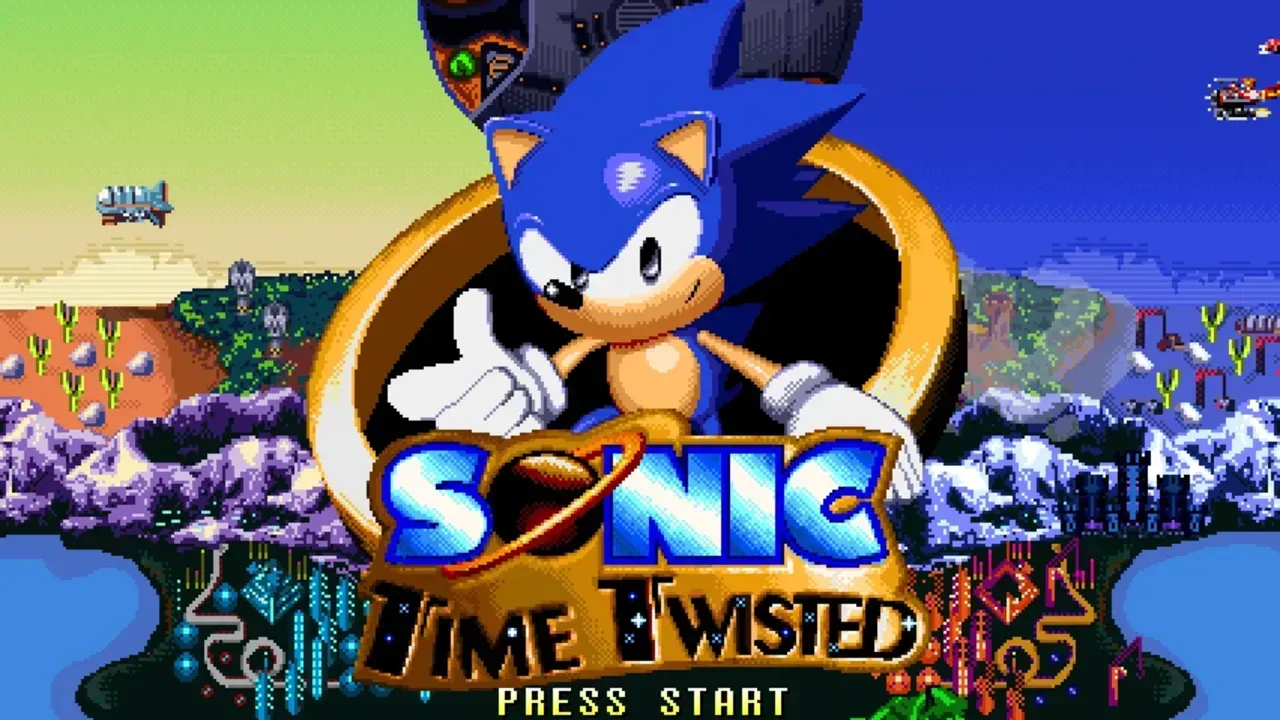 Sonic Time Twisted Logo