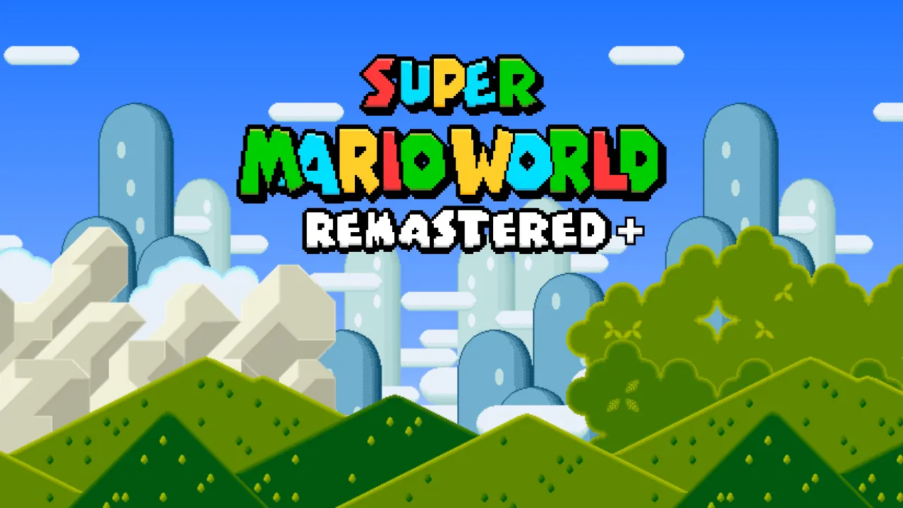Super Mario World Remastered Plus Logo